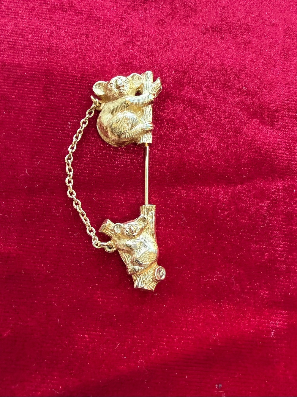 Avon Koala Bear Lapel Stick Pin